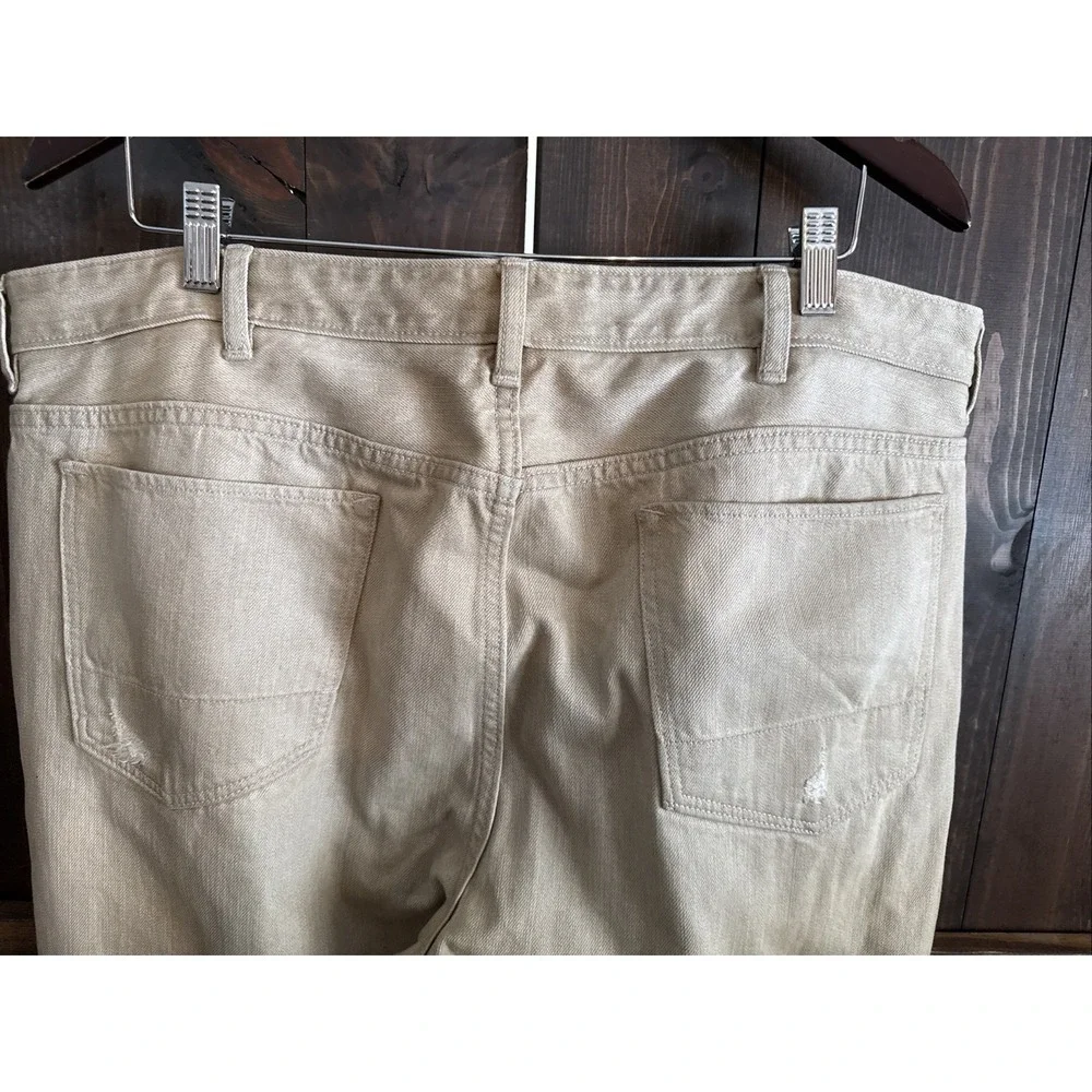 Banana Republic Men's Heritage Collection Beige Denim‎ Jeans Size 38x36